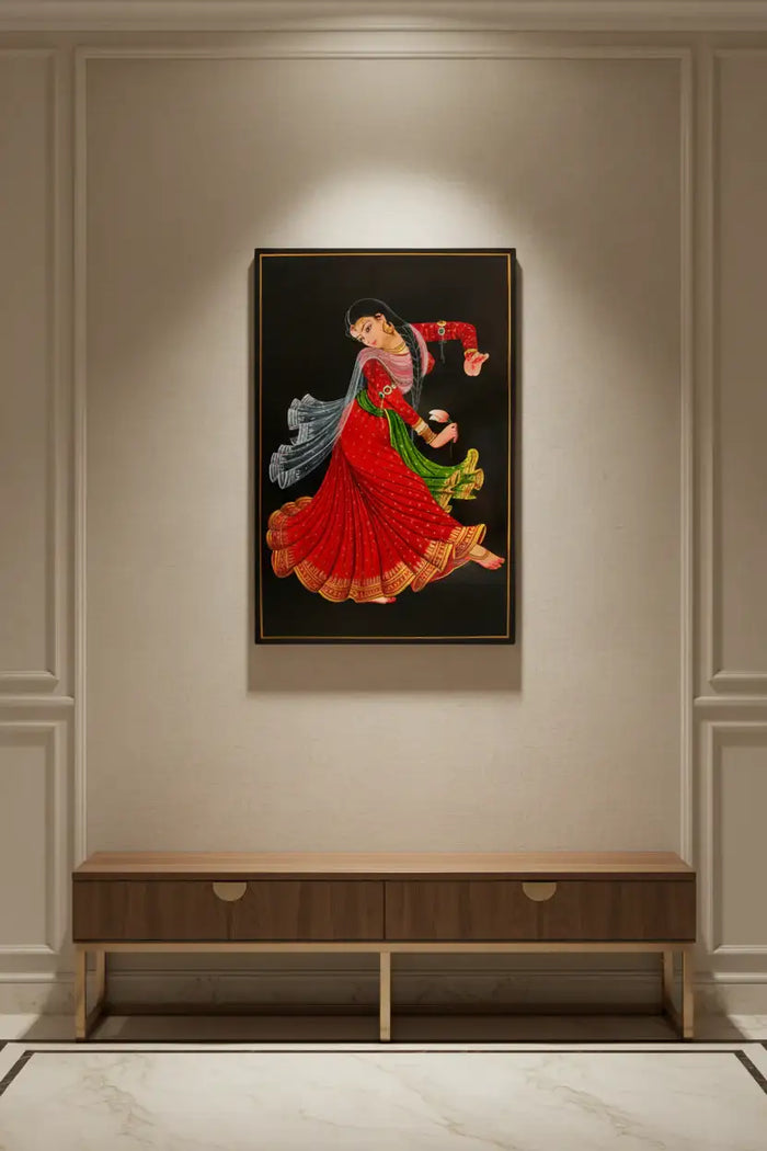 Dancing Beauty Nirmal Painting   Paintings