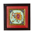 Decorated Elephant Rajasthan Miniature Painting | Traditional Indian Folk Art   Paintings
