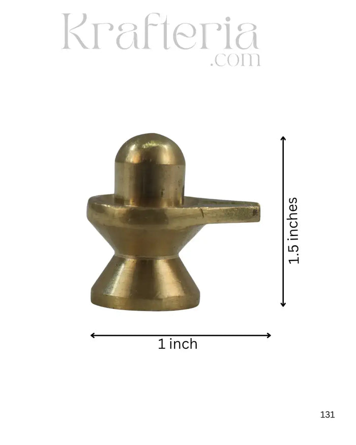 Divine Brass Shivaling Idol – Symbol of Lord Shiva’s Energy   Brass Ware