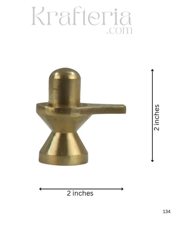 Divine Brass Shivaling Idol – Symbol of Lord Shiva’s Energy   Brass Ware