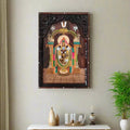 Divine Glory of Lord Venkateswara – Wooden Inlay Art   Inlay Art