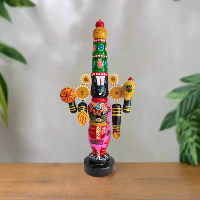 Divine Grace of Lord Balaji – Etikoppaka Lacquerware   Etikoppaka Lacquerware
