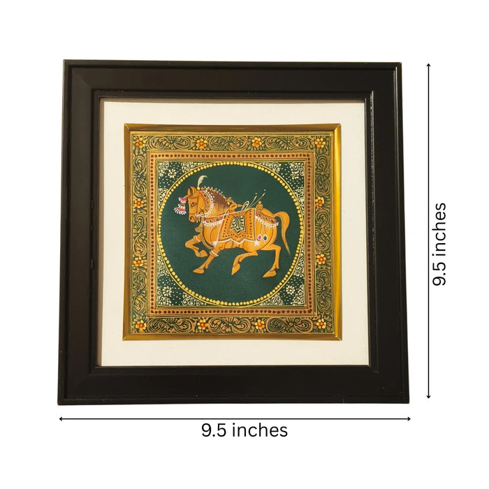 Divine Stallion - A Miniature Masterpiece   Paintings