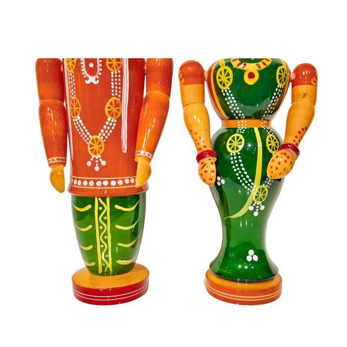 Divine Togetherness – Etikoppaka Lacquerware Wedding Pair   Etikoppaka Lacquerware