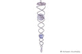 DOUBLE CRYSTAL SPIRAL TAIL - WIND WHIRL SPINNER ACCESSORY - BLUE