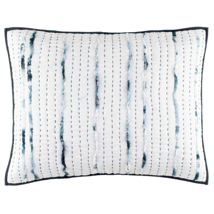 Draftsman Quilted Sham Sham By Annie Selke