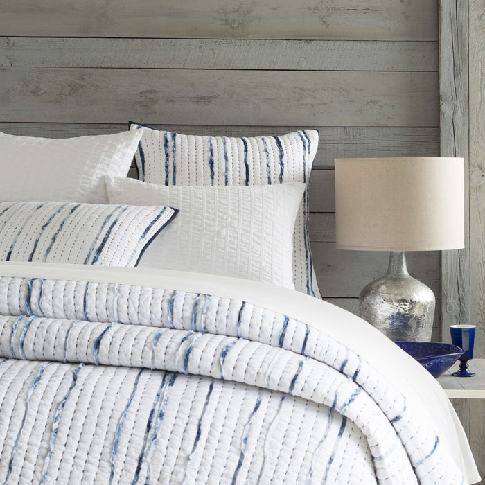 Draftsman Quilted Sham Sham By Annie Selke