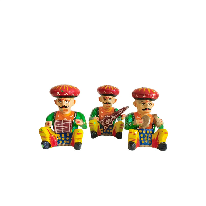 Drummer and Instrumental Ensemble Showpiece   Wooden Decorative