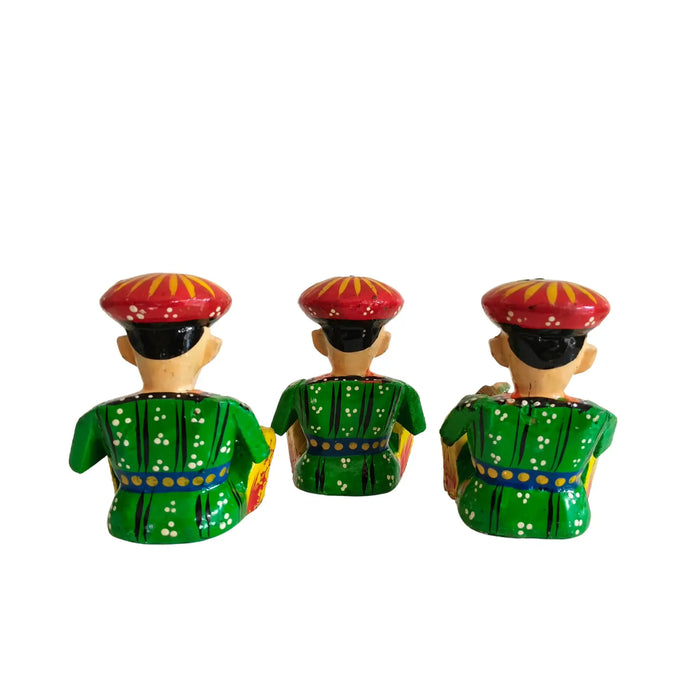 Drummer and Instrumental Ensemble Showpiece   Wooden Decorative