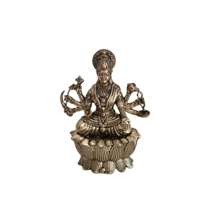 Majestic Durga Devi Brass Idol – Divine Embodiment of Strength and Protection   Brass Ware