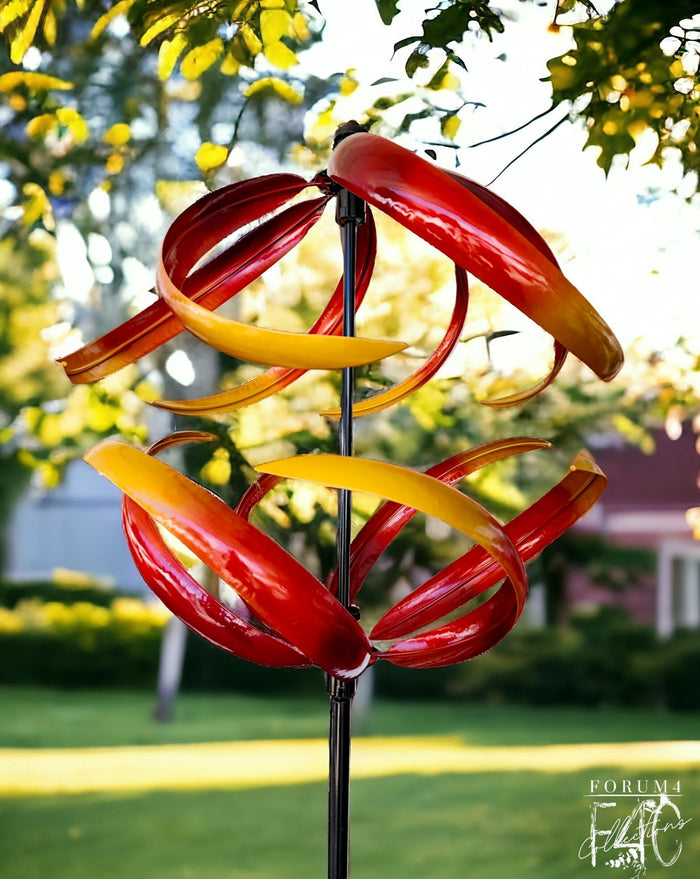 EAST MEETS WEST WIND SPINNER - SUNSET FLAME
