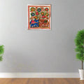 Elephant Serenity - Handcrafted Leather Art of the Tree of Life   Leather Paintings