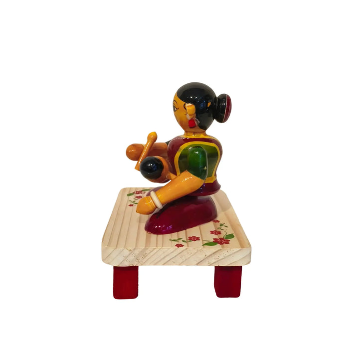 Eternal Bond – Etikoppaka Mother and Child   Etikoppaka Lacquerware
