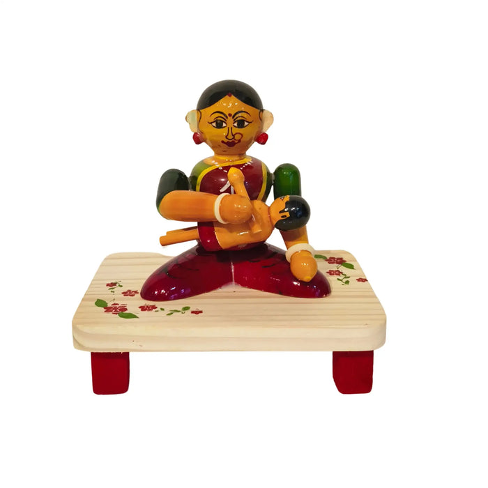 Eternal Bond – Etikoppaka Mother and Child   Etikoppaka Lacquerware