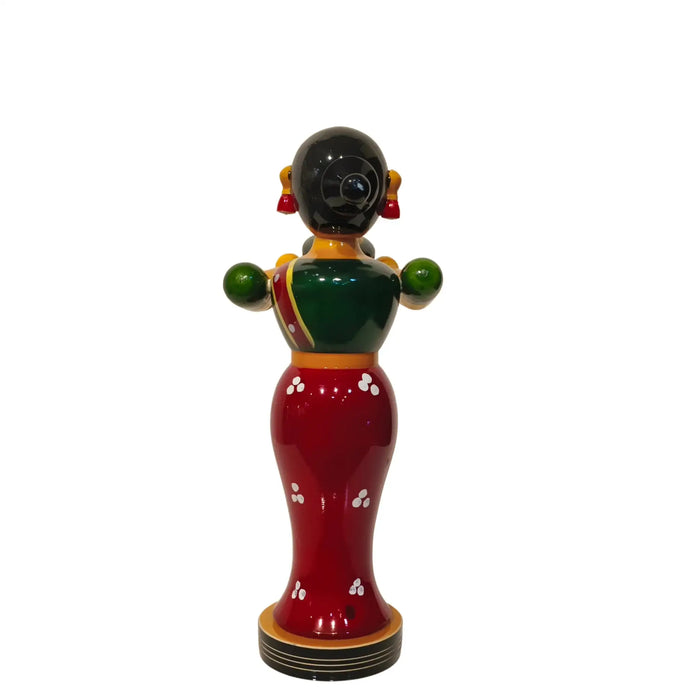 Eternal Bond: Mother and Son – Etikoppaka Wooden Art   Etikoppaka Lacquerware
