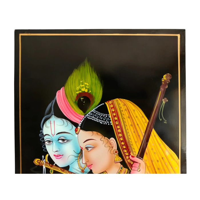 Eternal Melody of Radha Krishna – Nirmal Painting   Paintings