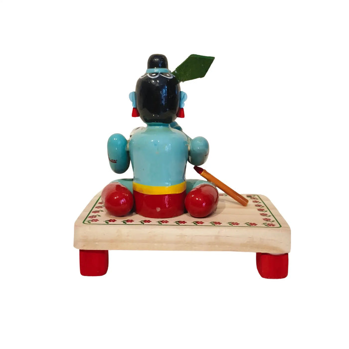 Etikoppaka Krishna Stealing Butter   Etikoppaka Lacquerware