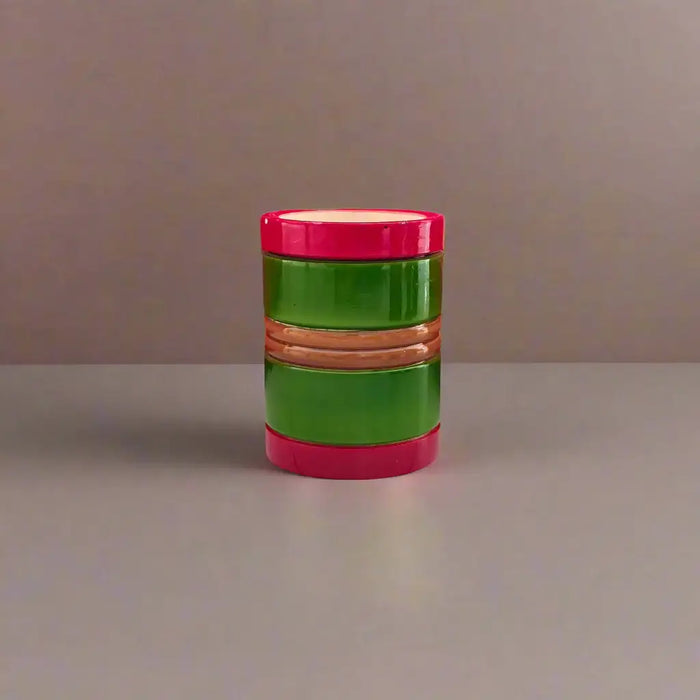 Etikoppaka Lacquerware Wooden Pen Stand   Etikoppaka Lacquerware