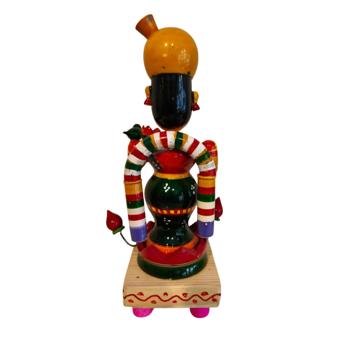 Etikoppaka Wooden Lakshmi Devi – Symbol of Fortune and Abundance   Etikoppaka Lacquerware