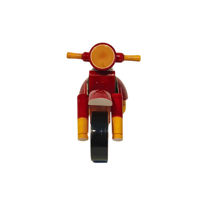 Etikoppaka Wooden Scooter Decor - Handmade Lacquerware Toy   Etikoppaka Lacquerware