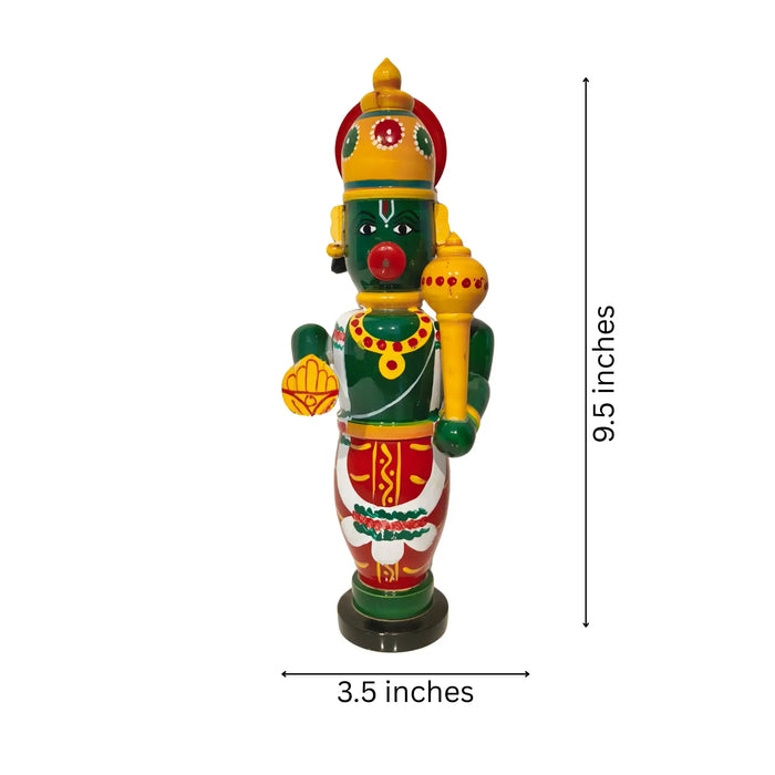Etikoppaka Handcrafted Wooden Statues of Hanuman   Etikoppaka Lacquerware