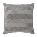 Everett Light Grey Euro Sham Euro Sham By J. Queen New York