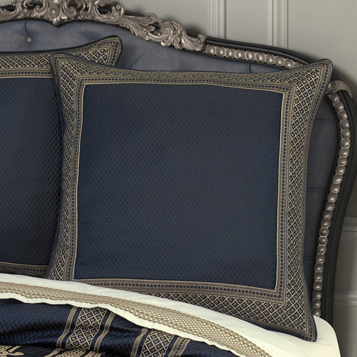 Excelsior Royal Blue Euro Sham Euro Sham By J. Queen New York