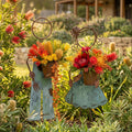 FARM KIDS CASH & CASSIDY RUSTIC PLANTERS - 2PC SET