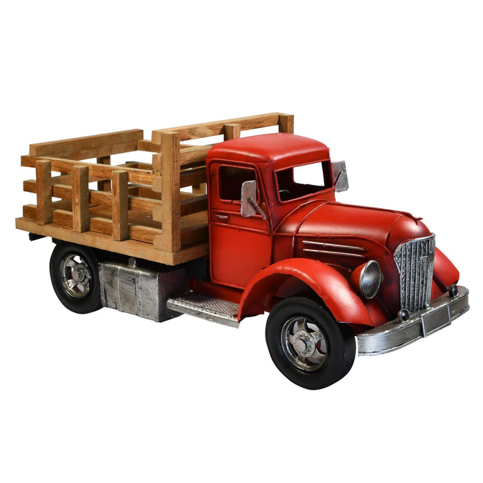 FARMERS TRUCK MODEL ORNAMENT - RED