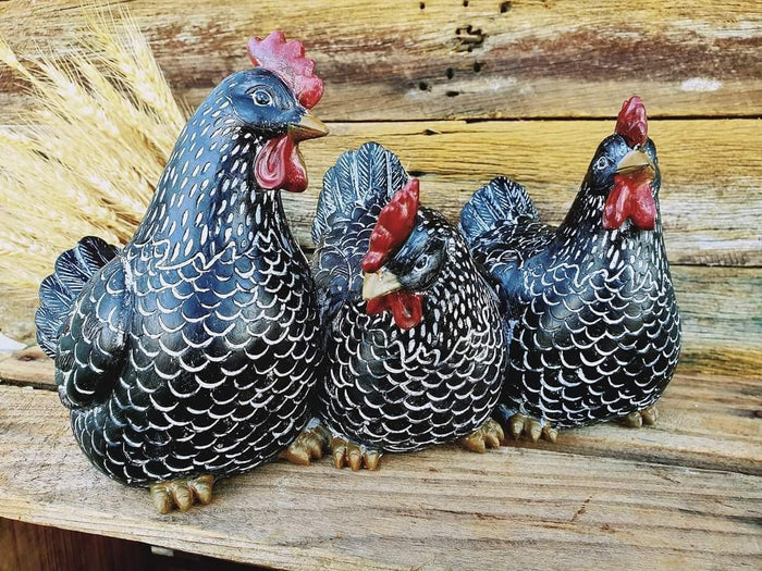 FARMYARD SITTING FRIENDS - BLACK