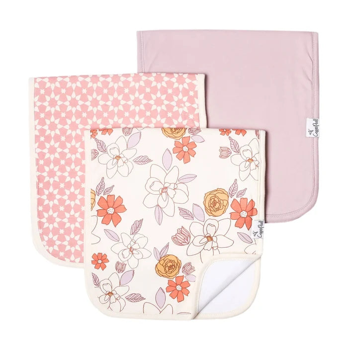 Ferra Copper Pearl Burp Cloth Set