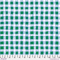 FreeSpirit Fabrics: Kaffe Fassett Collective August 2023 - Green Gingham Yardage SKU# PWBM089-GREEN (A92238)