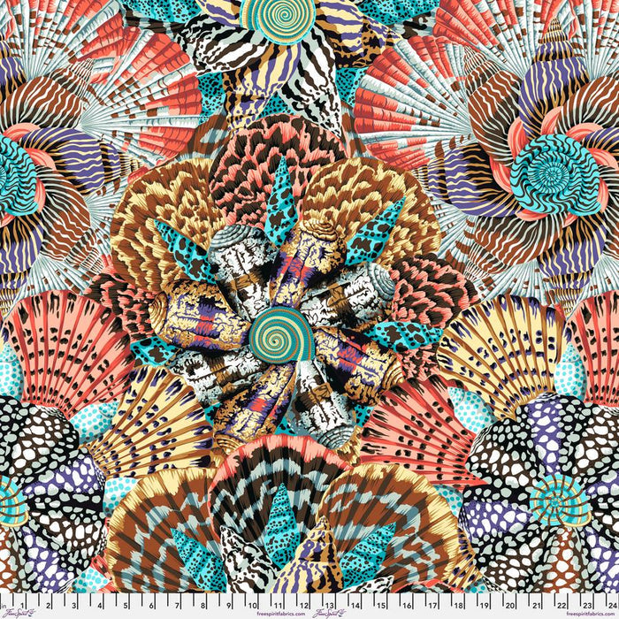 FreeSpirit Fabrics: Kaffe Fassett Collective August 2023 - Sailor Valentine Contrast Yardage SKU# PWPJ121-CONTRAST (A92243)