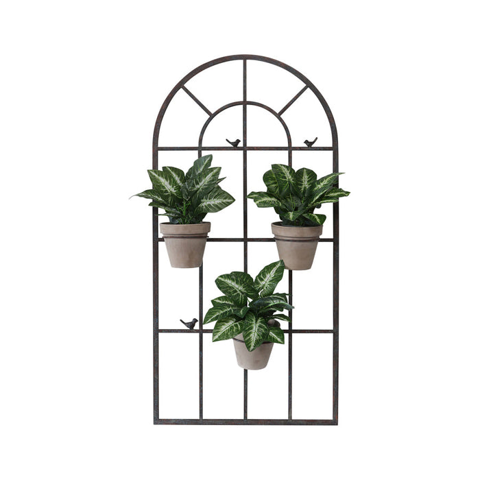 French Window Wall art W/ Removeable Pot holders