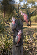 GALAHS ON A TREE VERTICAL- METAL WALL DECOR