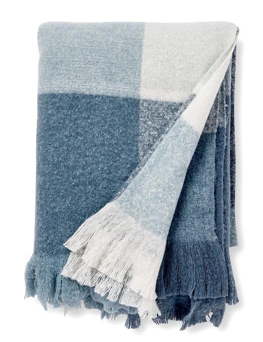 GARNER CHECK THROW - BLUE
