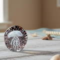 GLASS ART - WHITE JELLYFISH