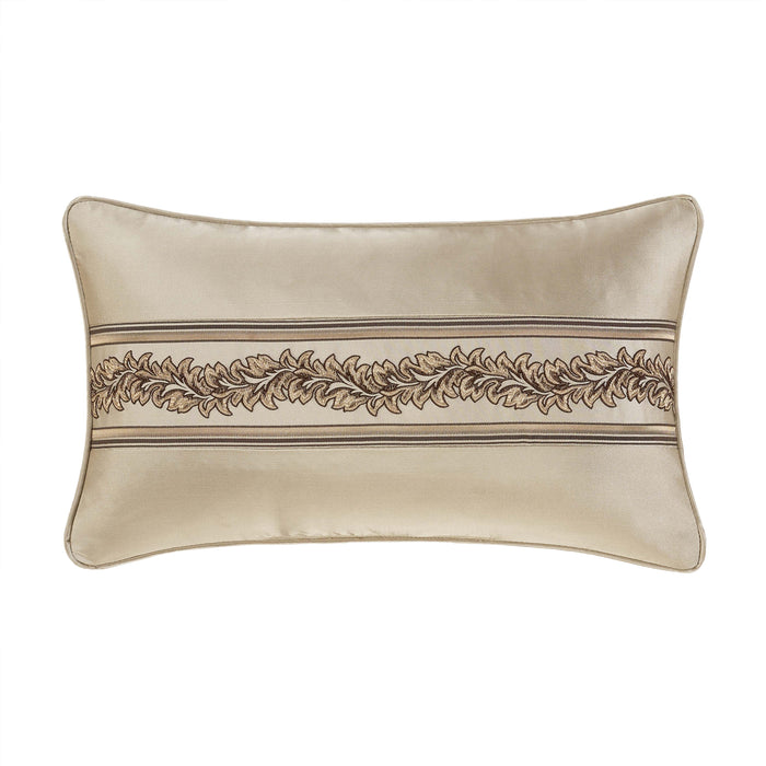 Gold Coast Sand Boudoir Decorative Throw Pillow 21" x 14" Throw Pillows By J. Queen New York