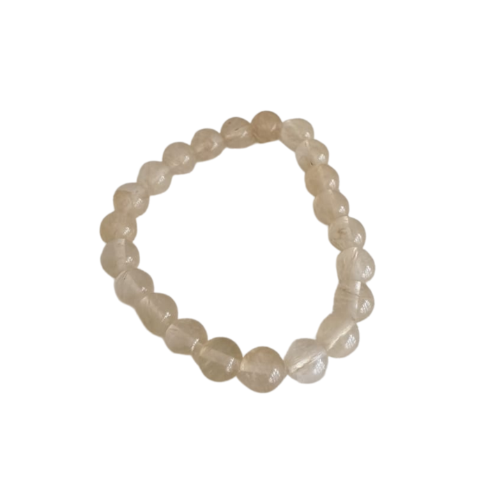 Golden Rutilated Quartz Crystal Bracelet   Fashion