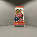 Graceful Floral Leather Handcrafted Artwork | Bed Lamp   Leather Paintings