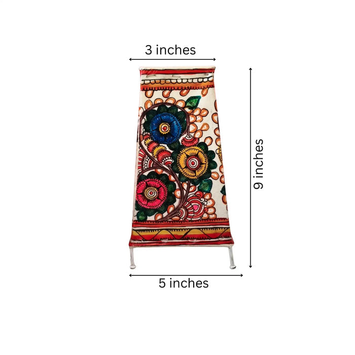 Graceful Floral Leather Handcrafted Artwork | Bed Lamp   Leather Paintings