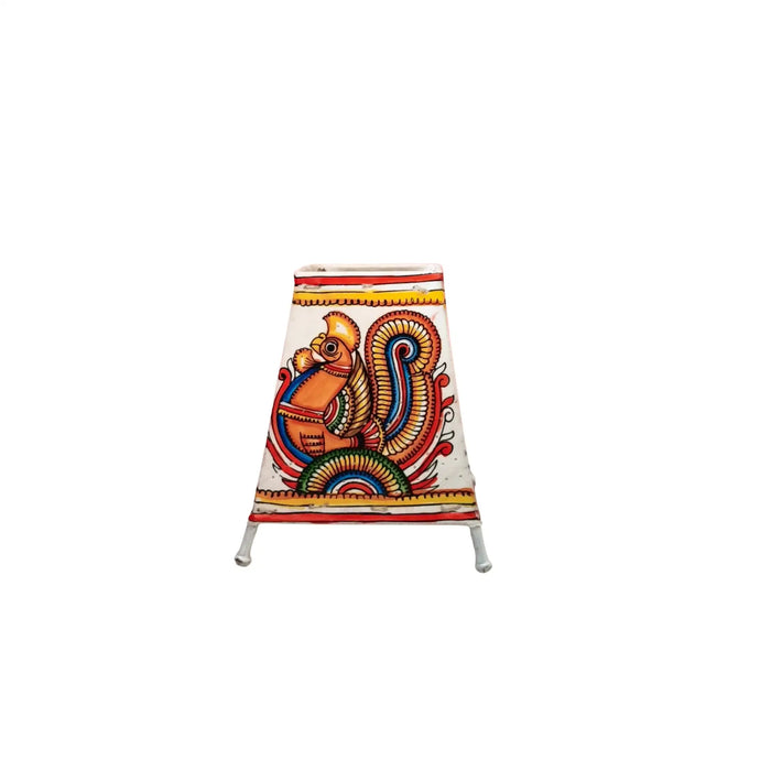 Graceful Peacock Leather Puppetry Painting | Bed Lamp   Leather Paintings
