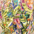 Green Tree Frogs Trivet - Artist Lab