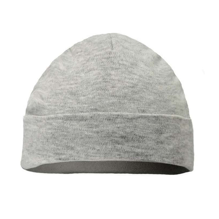 GREY INFANTS PLAIN HATS : H9-G-BP