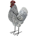 GREY WASH RESIN ROOSTER
