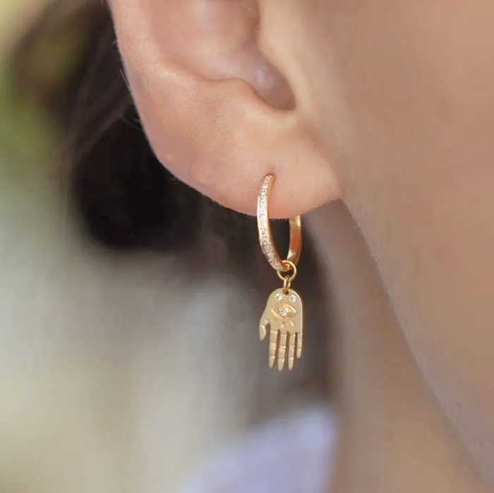 Guardian Hoop Earrings
