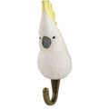 HAND CARVED HOOK - COCKATOO