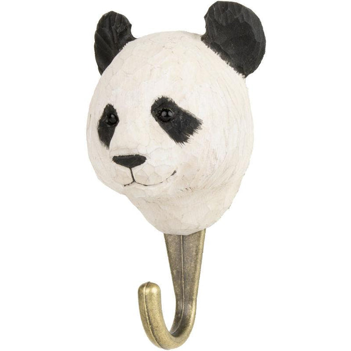 HAND CARVED HOOK - PANDA