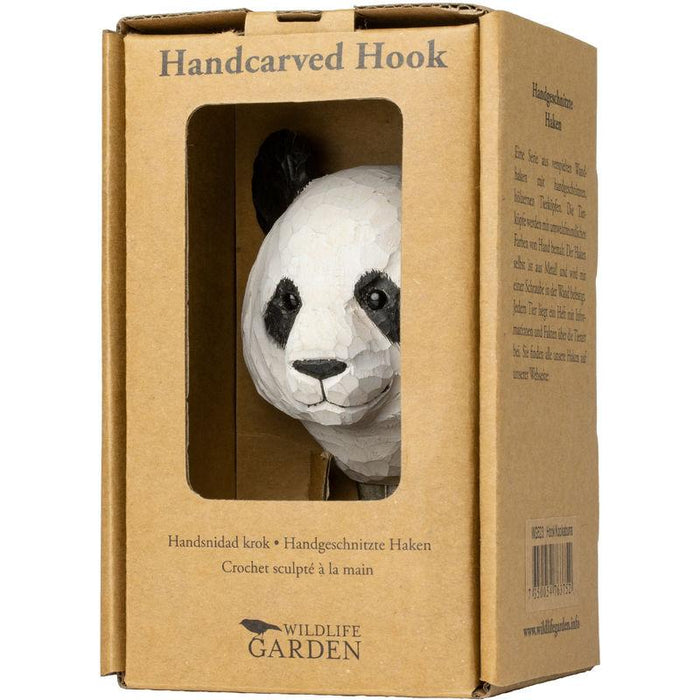 HAND CARVED HOOK - PANDA