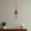 Hand-Painted Leather Goddess Wall Hanging   Paintings